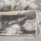 Marmaris D387A Light Grey V Gold Modern Area Rug