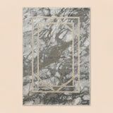 Marmaris D387A Light Grey V Gold Modern Area Rug