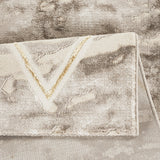Marmaris D633A Beige V Gold Modern Area Rug