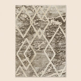 Marmaris D633A Beige V Gold Modern Area Rug