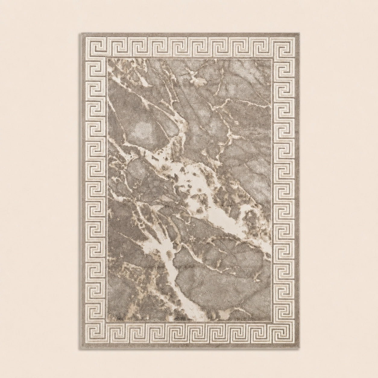 Marmaris D634A Beige V Beige Modern Area Rug