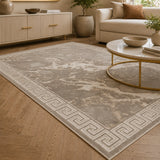 Marmaris D634A Beige V Beige Modern Area Rug