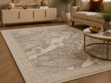 Marmaris D634A Cream V Gold Modern Area Rug