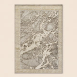 Marmaris D634A Cream V Gold Modern Area Rug