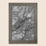 Marmaris D634A Dark grey V Gold Modern Area Rug