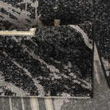 Marmaris E529D Black V Gold Modern Area Rug