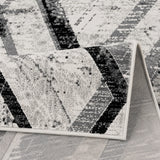 Marmaris E532A Dark Grey V Grey Modern Area Rug