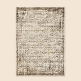 Marmaris T030A Dark Beige Cream Modern Area Rug