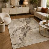 Marmaris T032A Beige Cream Modern Area Rug