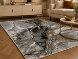 Marmaris T032A Light Grey White Modern Area Rug