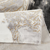 Marmaris T034A White Light Grey Modern Area Rug
