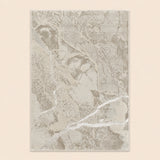 Marmaris T035B Cream Beige Modern Area Rug