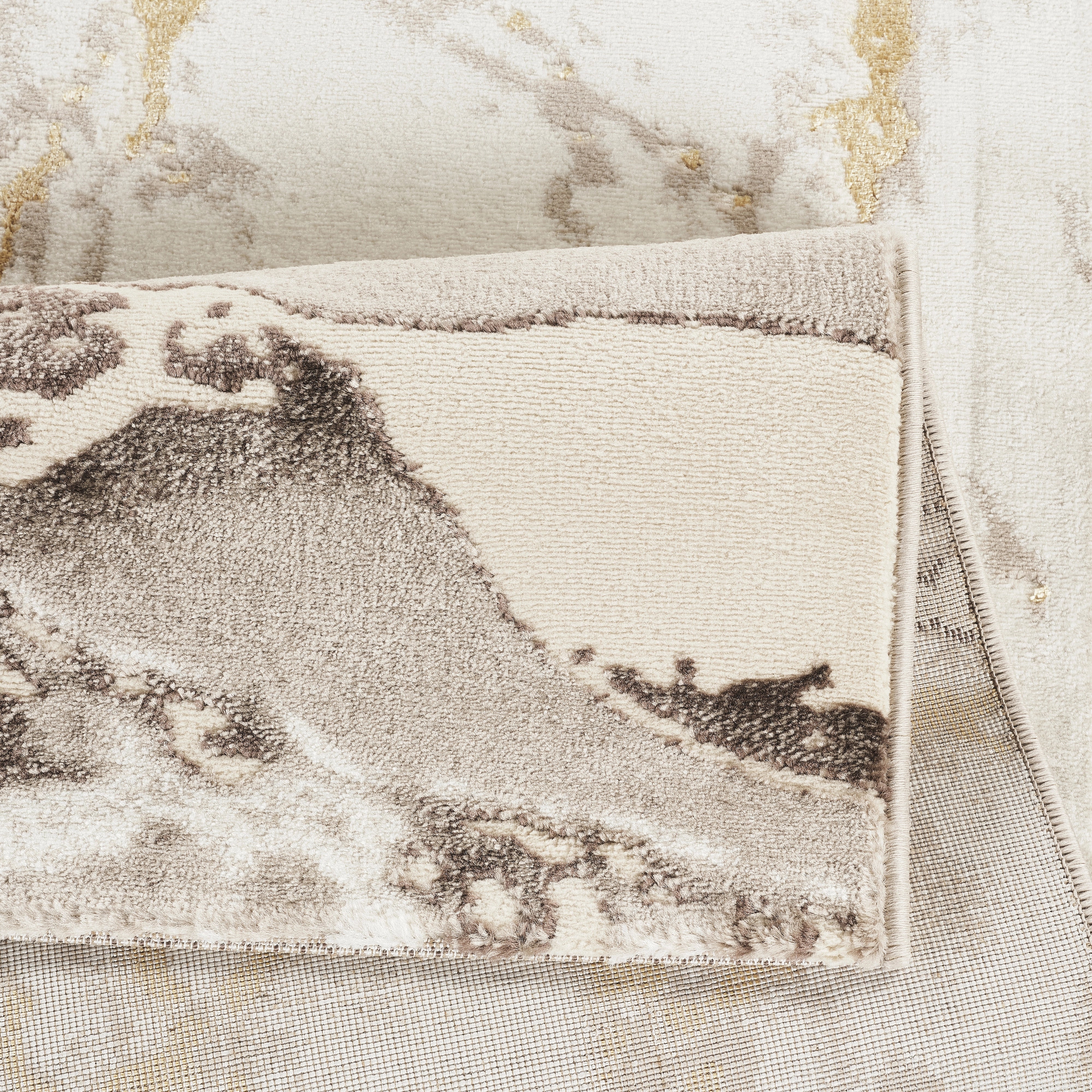 Marmaris T042A Cream Beige Modern Area Rug