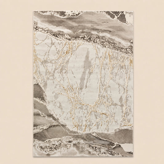 Marmaris T042A Cream Beige Modern Area Rug