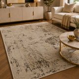 Marmaris T044A Cream Beige Modern Area Rug