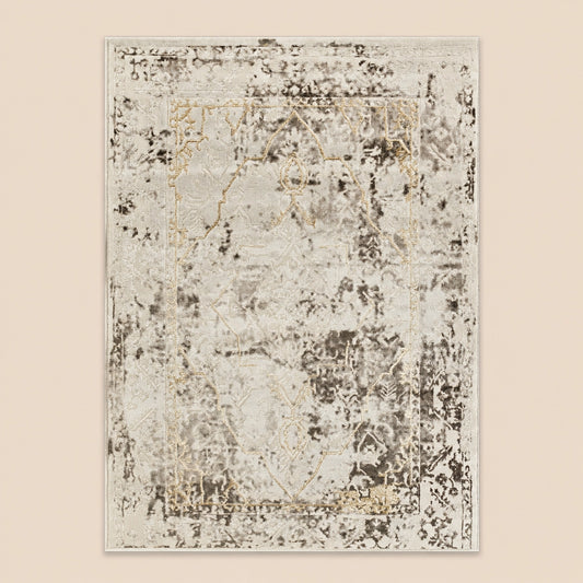 Marmaris T044A Cream Beige Modern Area Rug