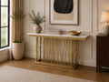 Martin Marble Console Table Gold