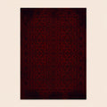 Mashad 722374 Traditional Persian Area Rug Red
