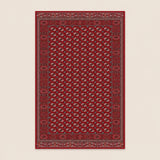 Mashad 722417 Traditional Persian Area Rug Red