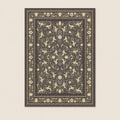 Mashad 722621 Traditional Persian Area Rug Coal