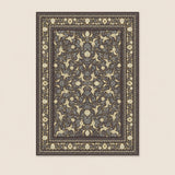 Mashad 722621 Traditional Persian Area Rug Coal