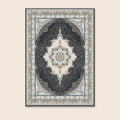Mashad 723515 Traditional Persian Area Rug Coal