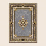 Negin 12120 Marble Grey traditional Persian Rug