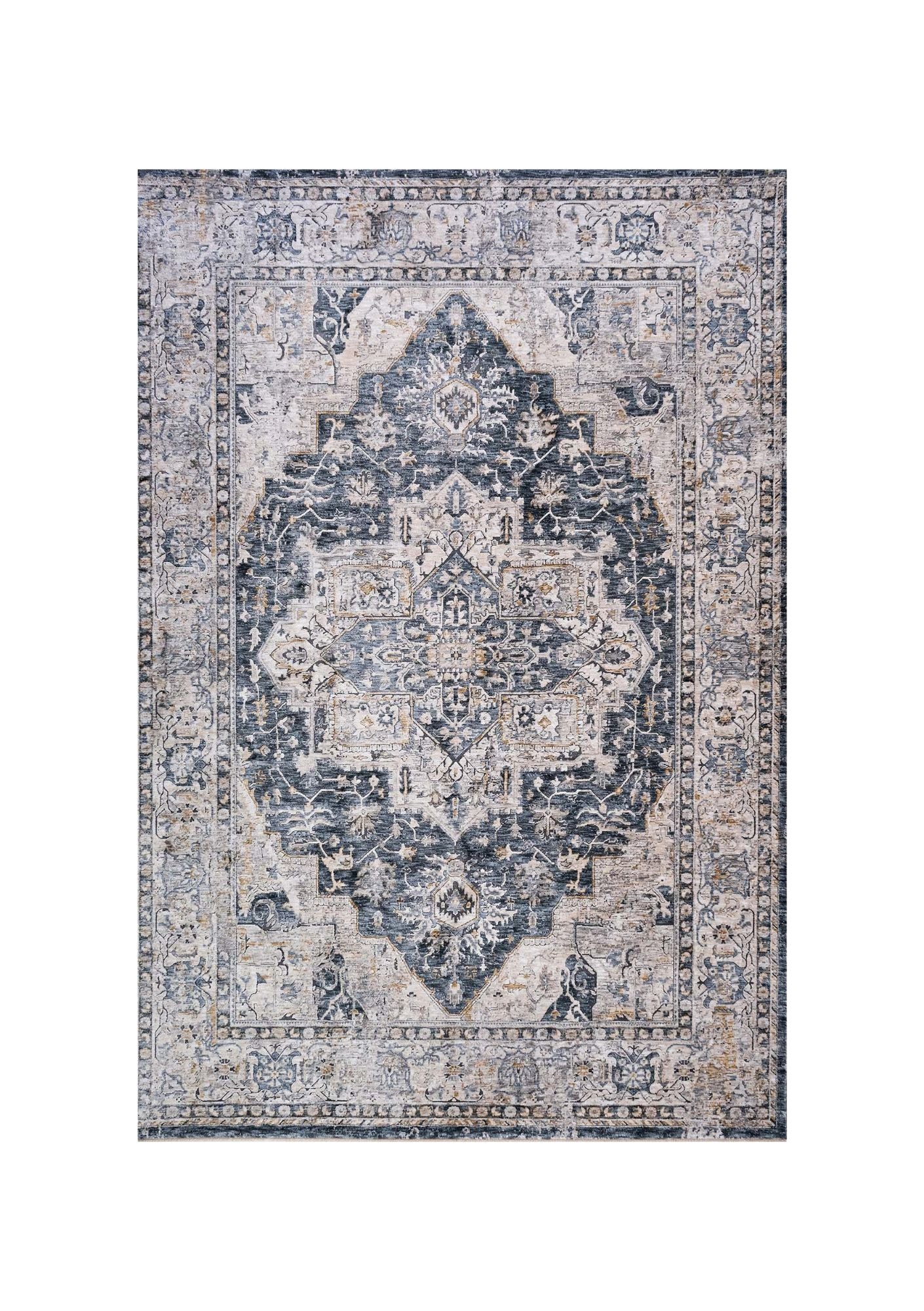 Plus LS243A Modern Area Rug Blue