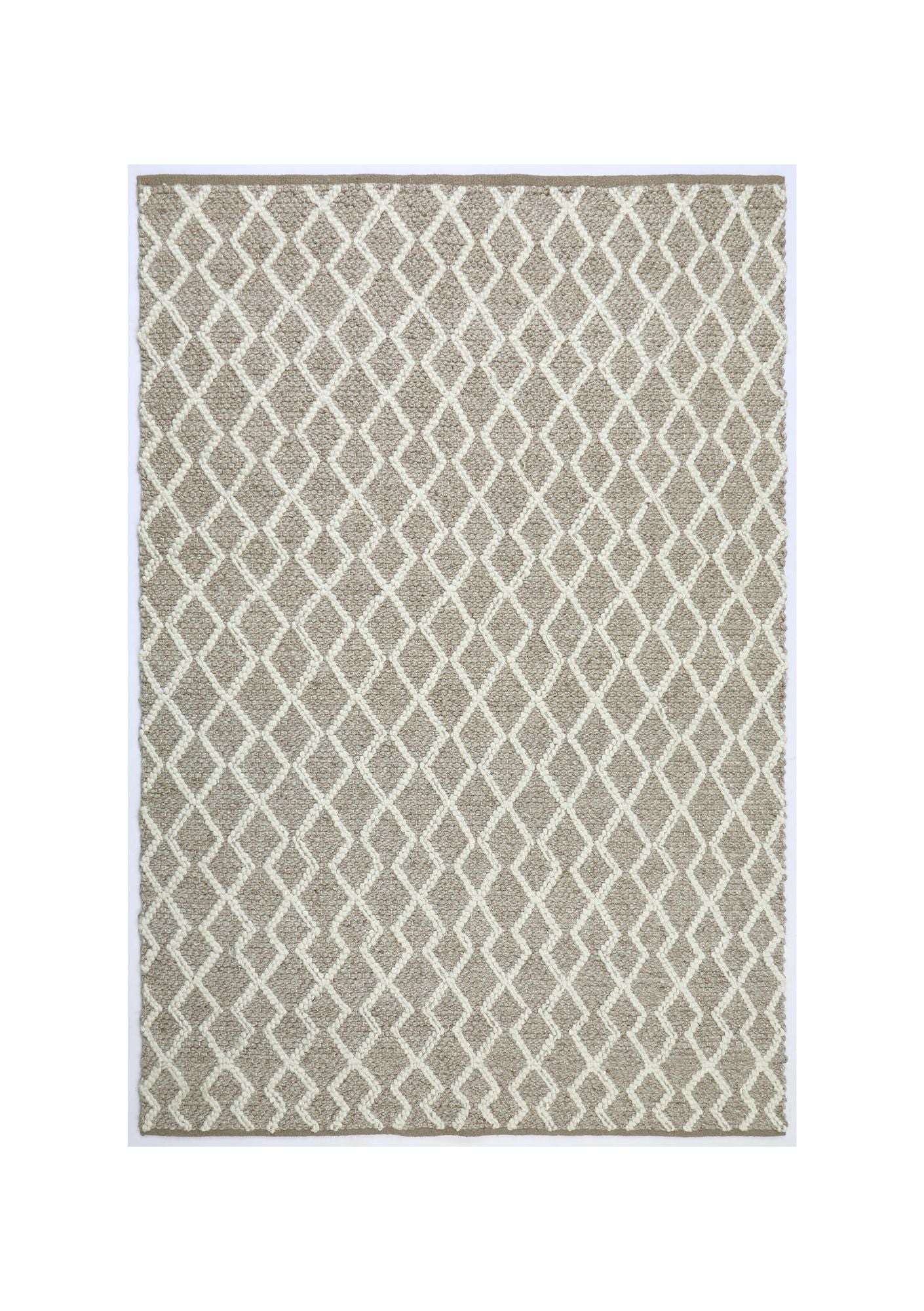 Fintona High Quality Wool Rug Cream Mocha