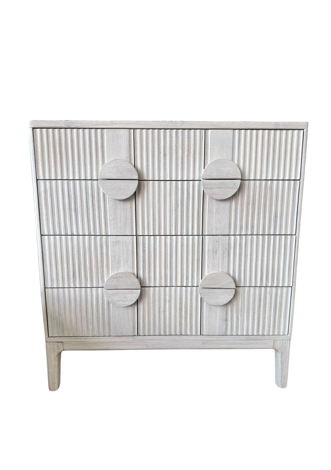 Adro Bedroom Suite In White Wash Tallboy