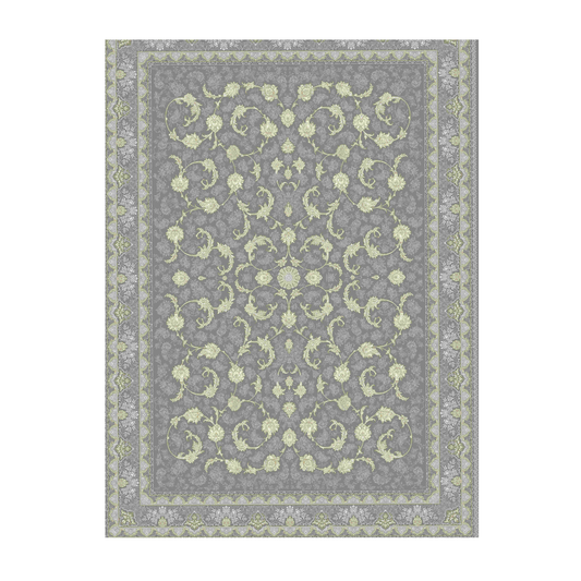 Mashad 806004 Traditional Persian Area Rug Grey