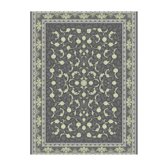 Mashad 806004 Traditional Persian Area Rug Coal