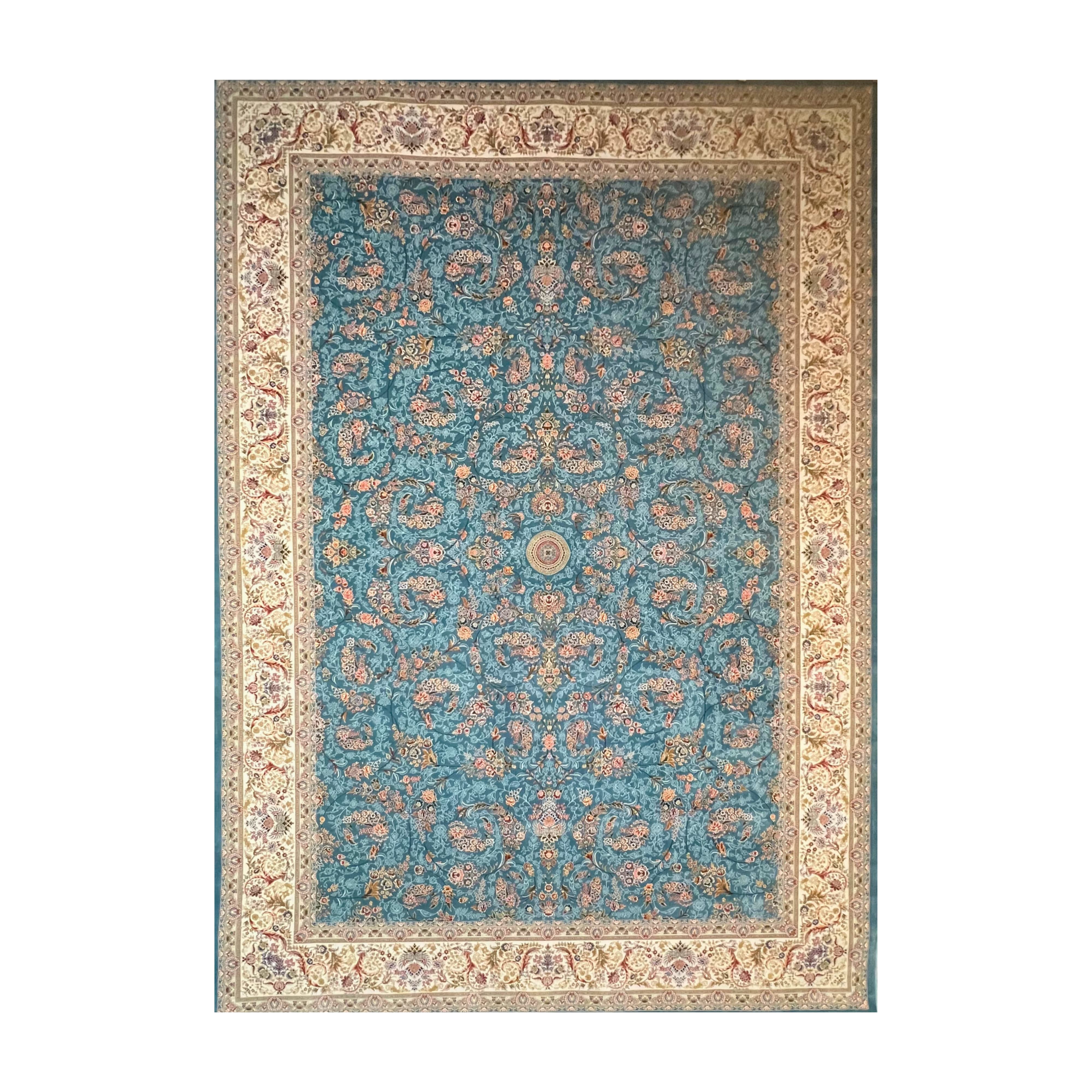 Zartosht 6600 Blue Persian Traditional Rug
