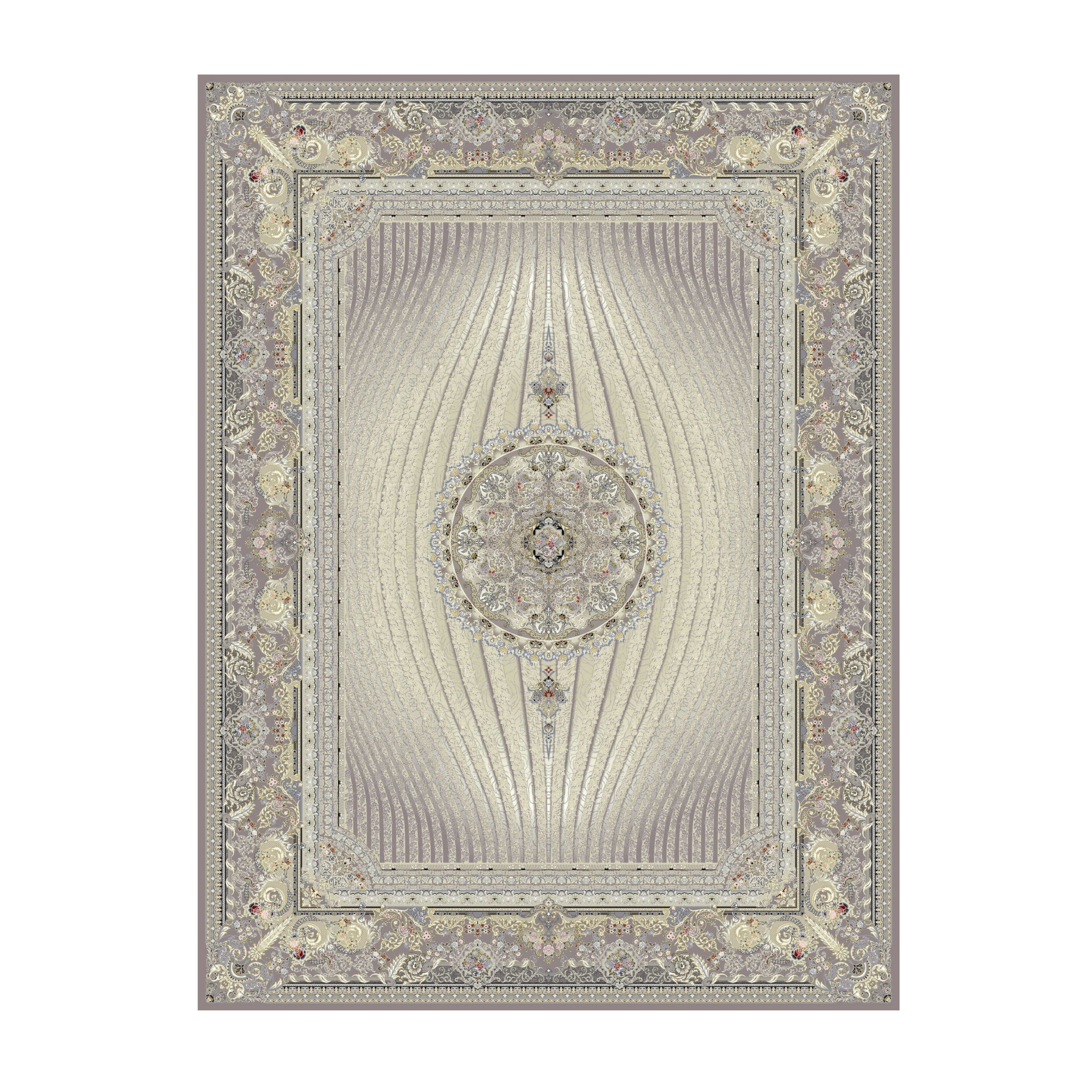 Mashad 803726 Traditional Persian Area Rug Dusty
