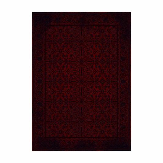 Mashad 722374 Traditional Persian Area Rug Red