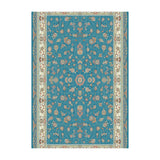 Mashad 722130 Traditional Persian Area Rug Blue