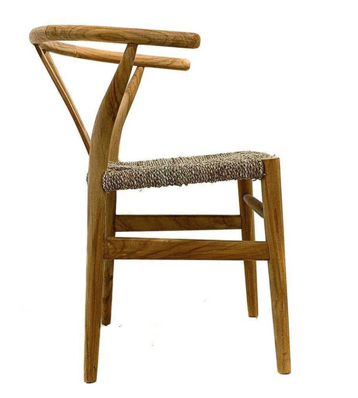 Claudia Wishbone Dining Chair Natural