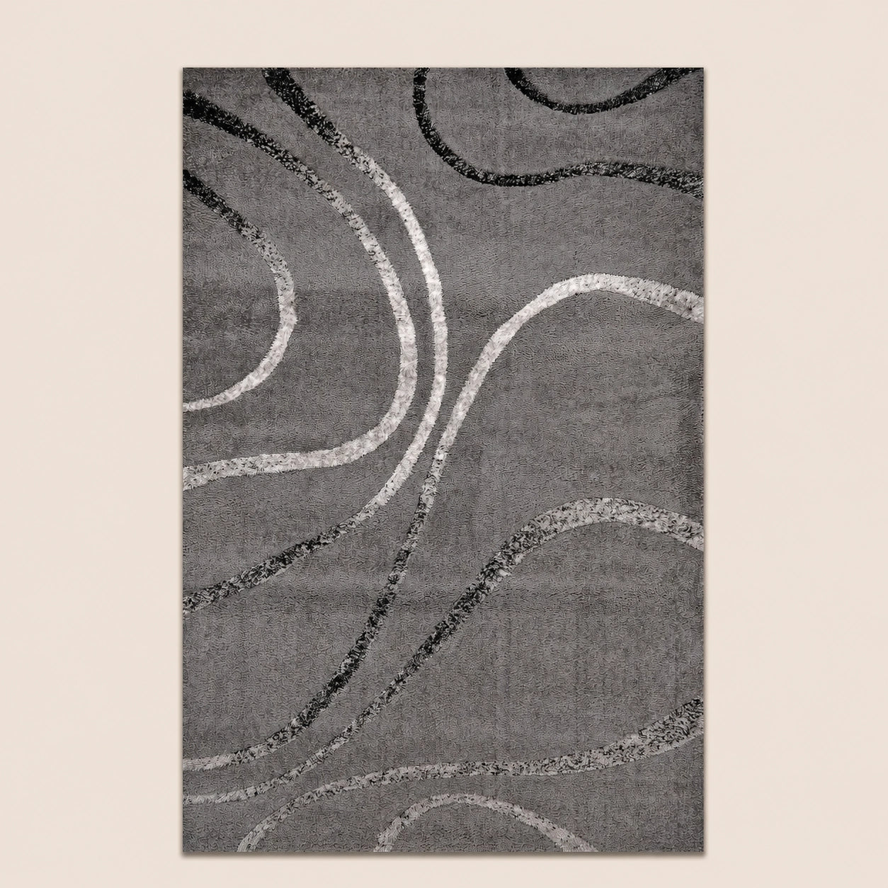 Soho 1218C Dark Grey / Grey Modern Area Rug