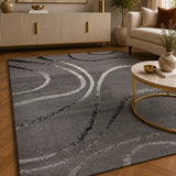 Soho 1218C Dark Grey / Grey Modern Area Rug