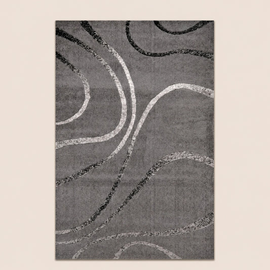 Soho 1218C Dark Grey / Grey Modern Area Rug