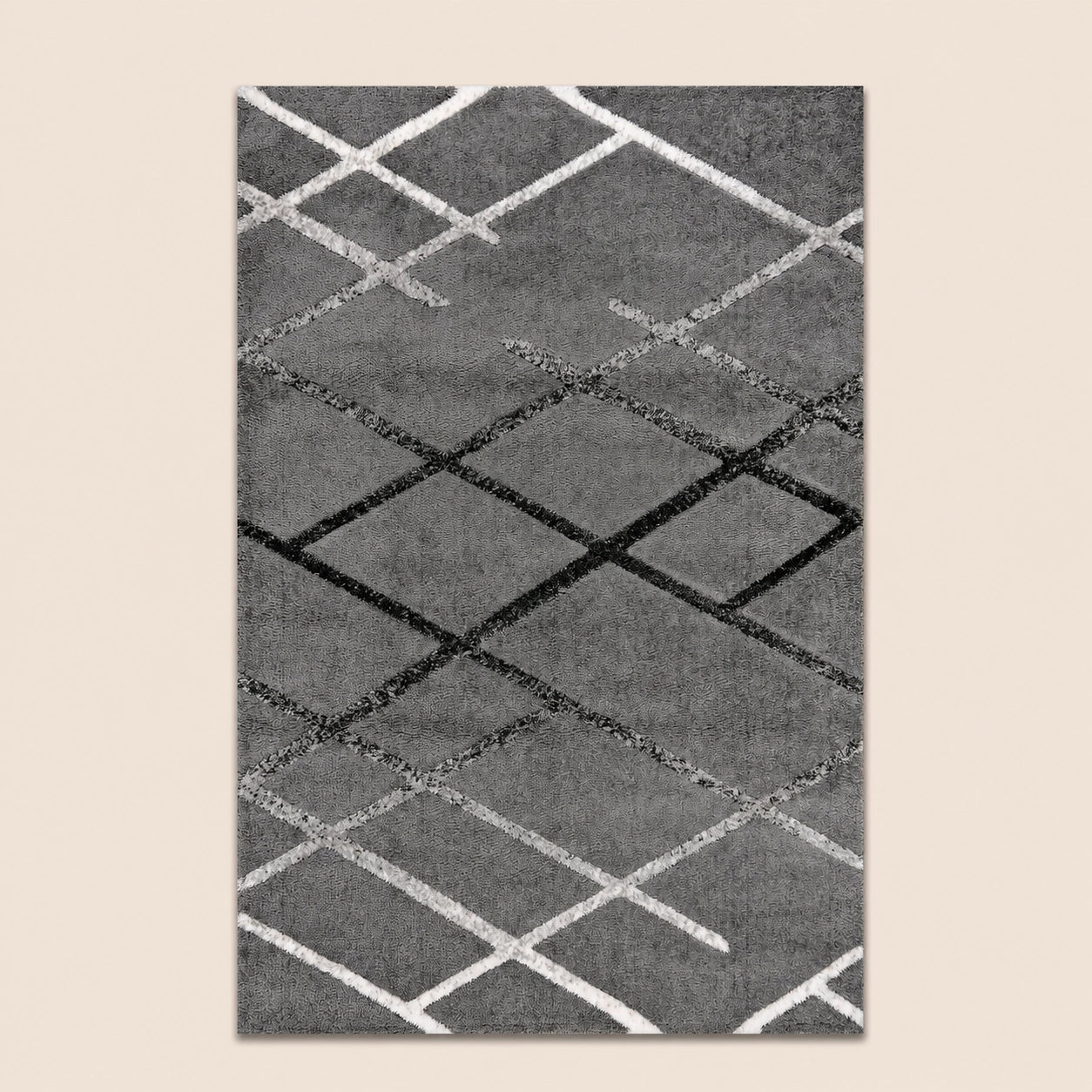Soho 1219A Dark Grey / Grey Modern Area Rug