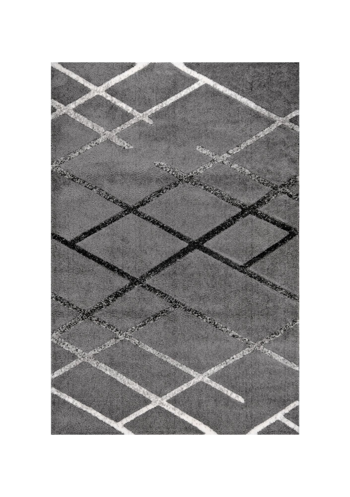 Soho 1219A Dark Grey / Grey Modern Area Rug