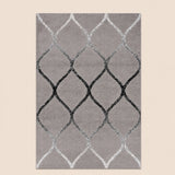 Soho 1220A Light Grey / Anthracite Modern Area Rug
