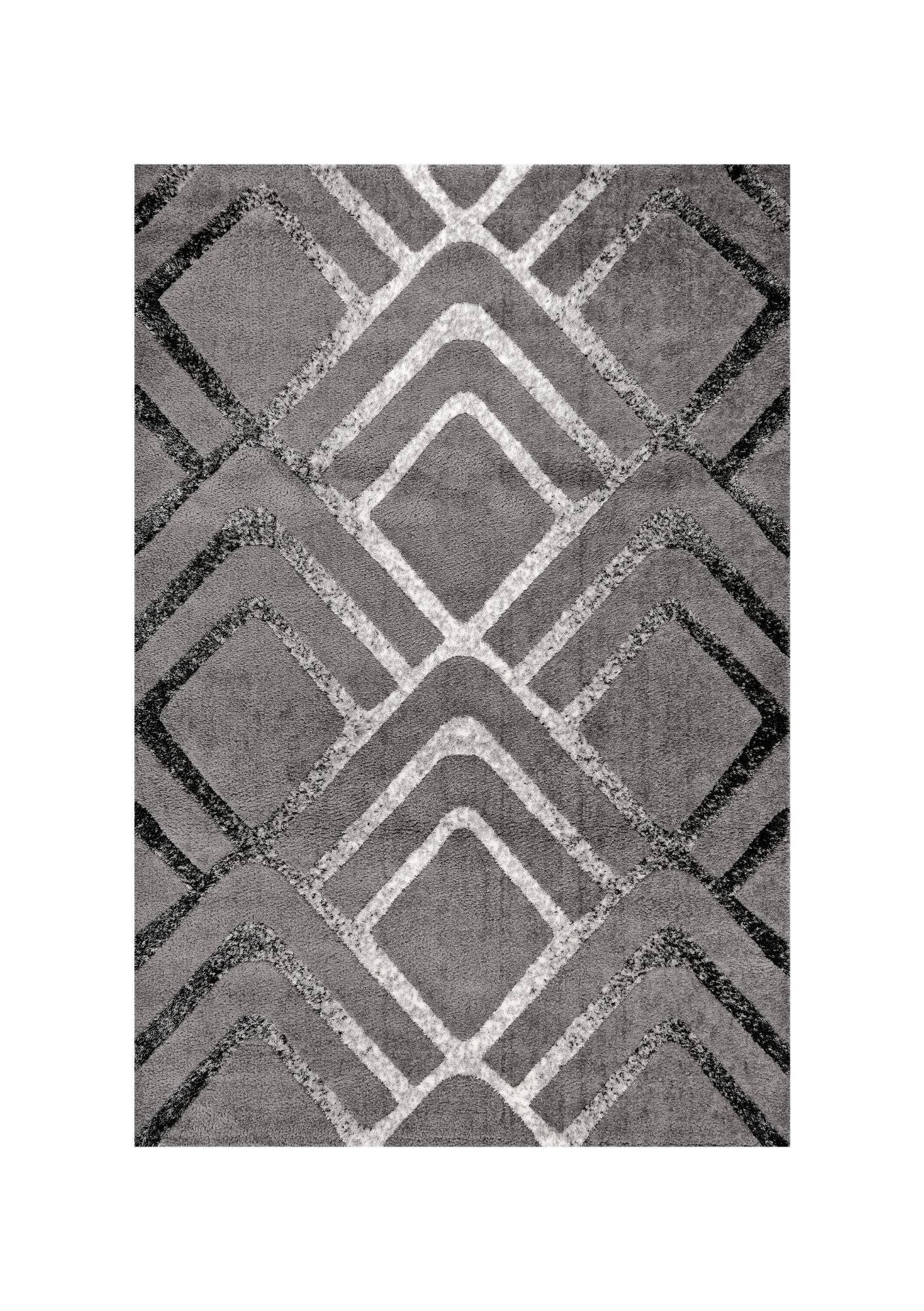 Soho 1237A Dark Grey / Anthracite Modern Area Rug