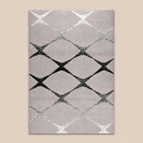 Soho 1242B Light Grey / Anthracite Modern Area Rug
