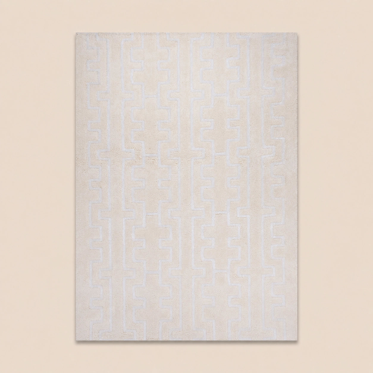Soho 1278A Cream / White Modern Area Rug