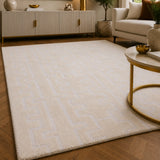 Soho 1278A Cream / White Modern Area Rug