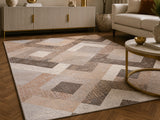 Tiger 3552A Light Grey / Beige Modern Area Rug
