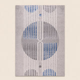 Tiger 5231A Light Grey / Medium Blue Modern Area Rug