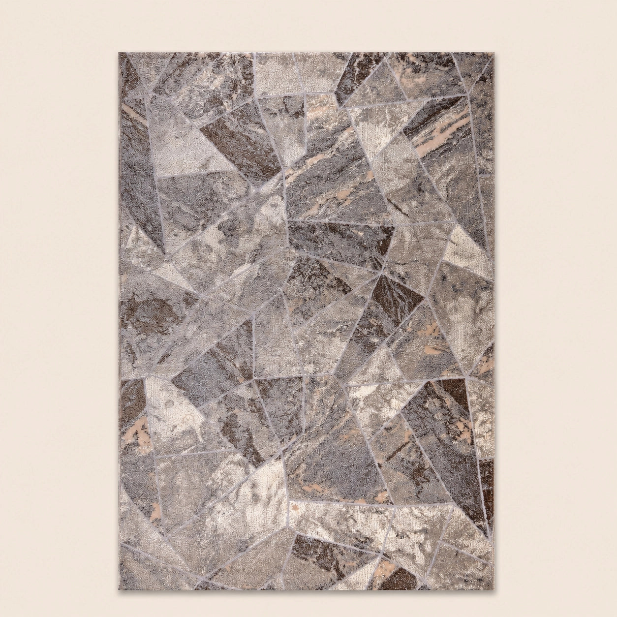 Tiger 9801A Grey / Dark Vizon Modern Area Rug